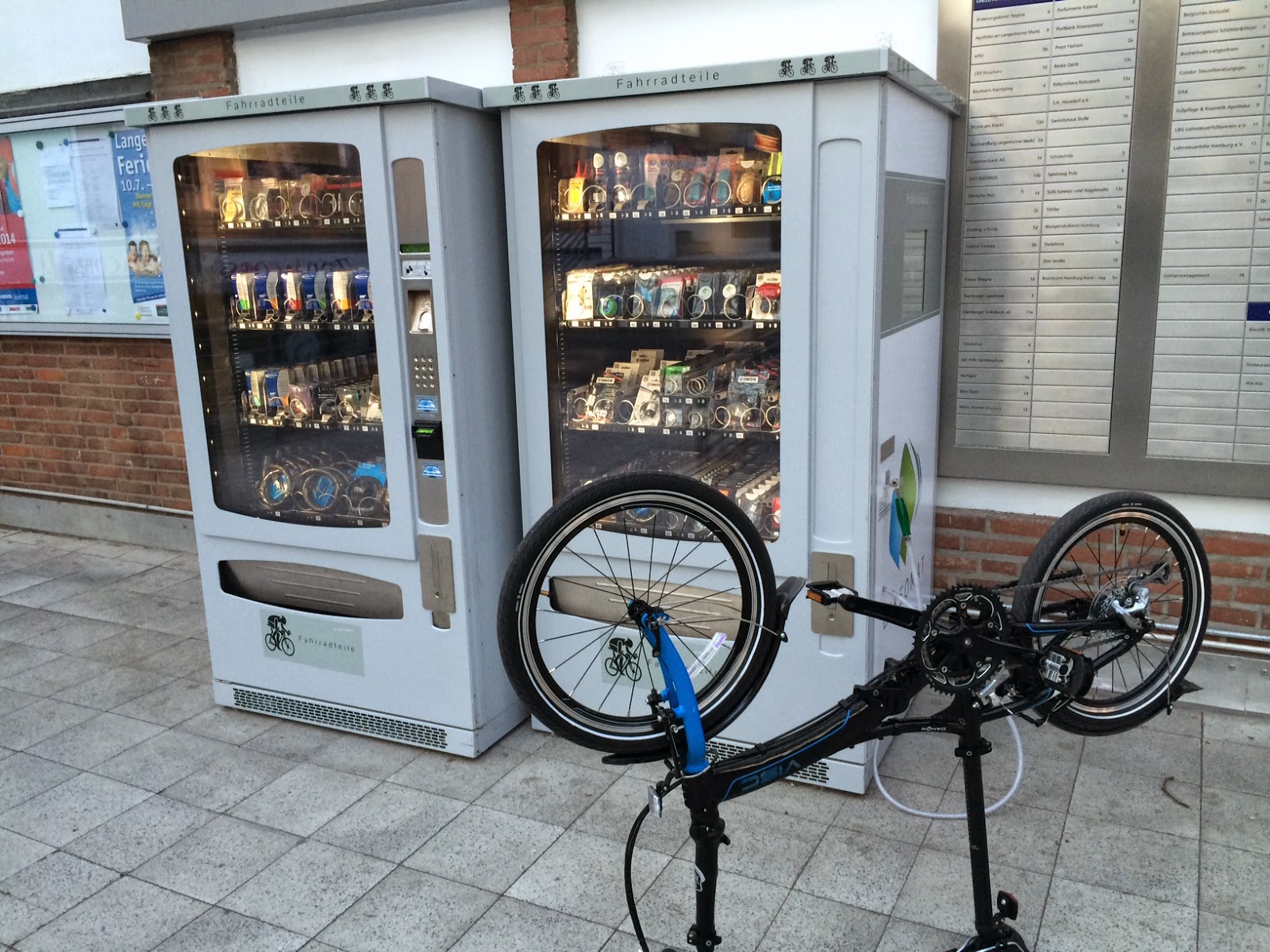 StPedali Bikeomat FahrradErsatzteile aus dem Automaten